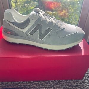New Balance Gray and White Women's Sneakers